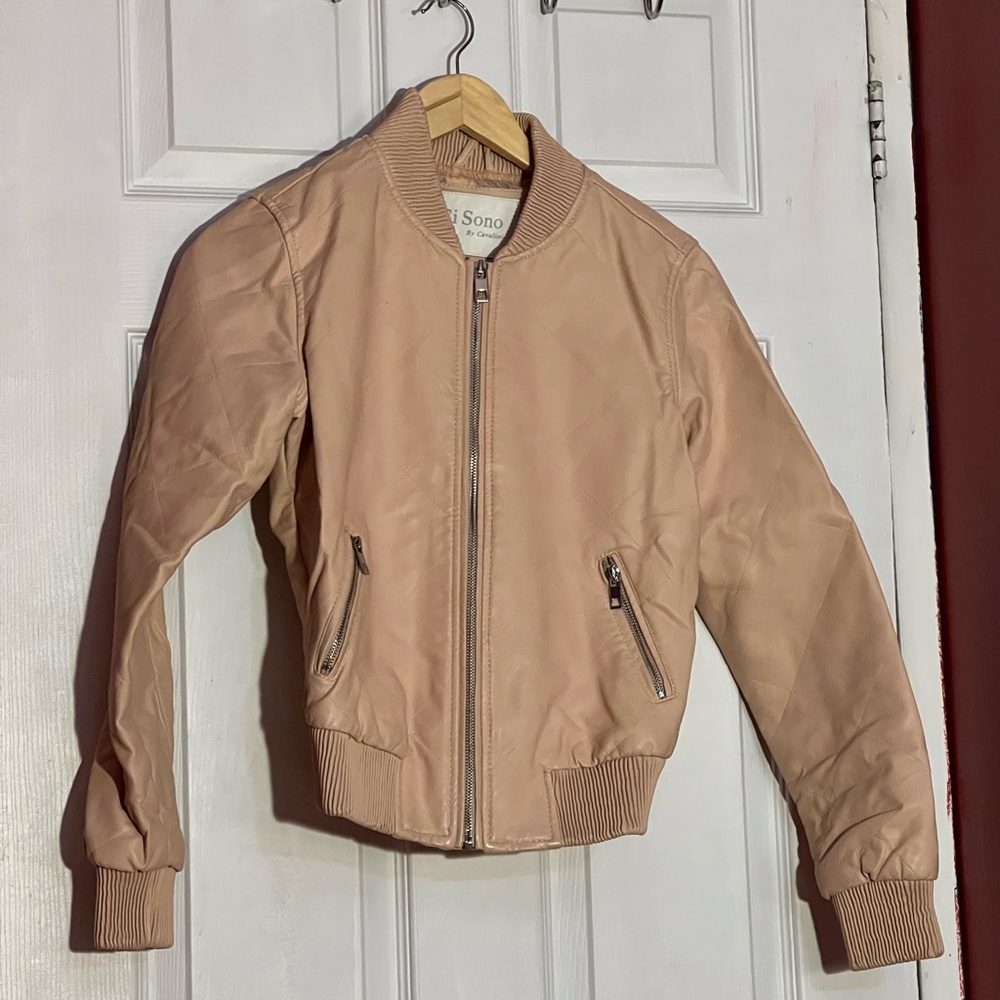 Ci Sono Faux Leather Jacket